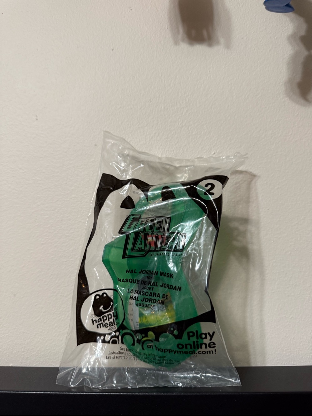2011 McDonald’s Green Lantern Hal Jordan Mask Happy Meal Toy NEW Sealed DC